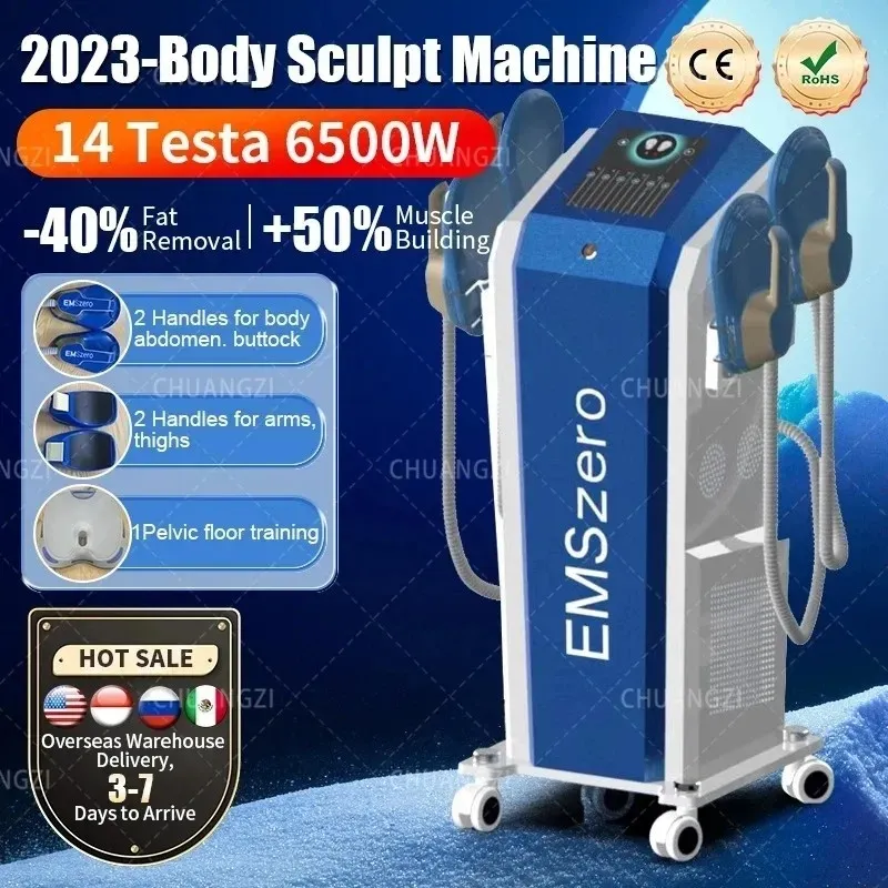 2023 Emszero Профессиональный мышечный стимулятор Blue Machine EMS Body Sculpting Devic