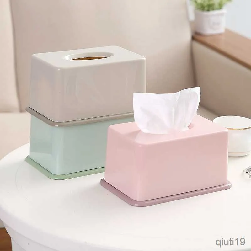 Tissue Dozen Servetten Desktop Tissue Box Houder Modern Stofdicht Gemakkelijk Gebruik Natte Doekjes Dispenser Houder Tissue Wipe Container Servet Opslag Organizer R230714