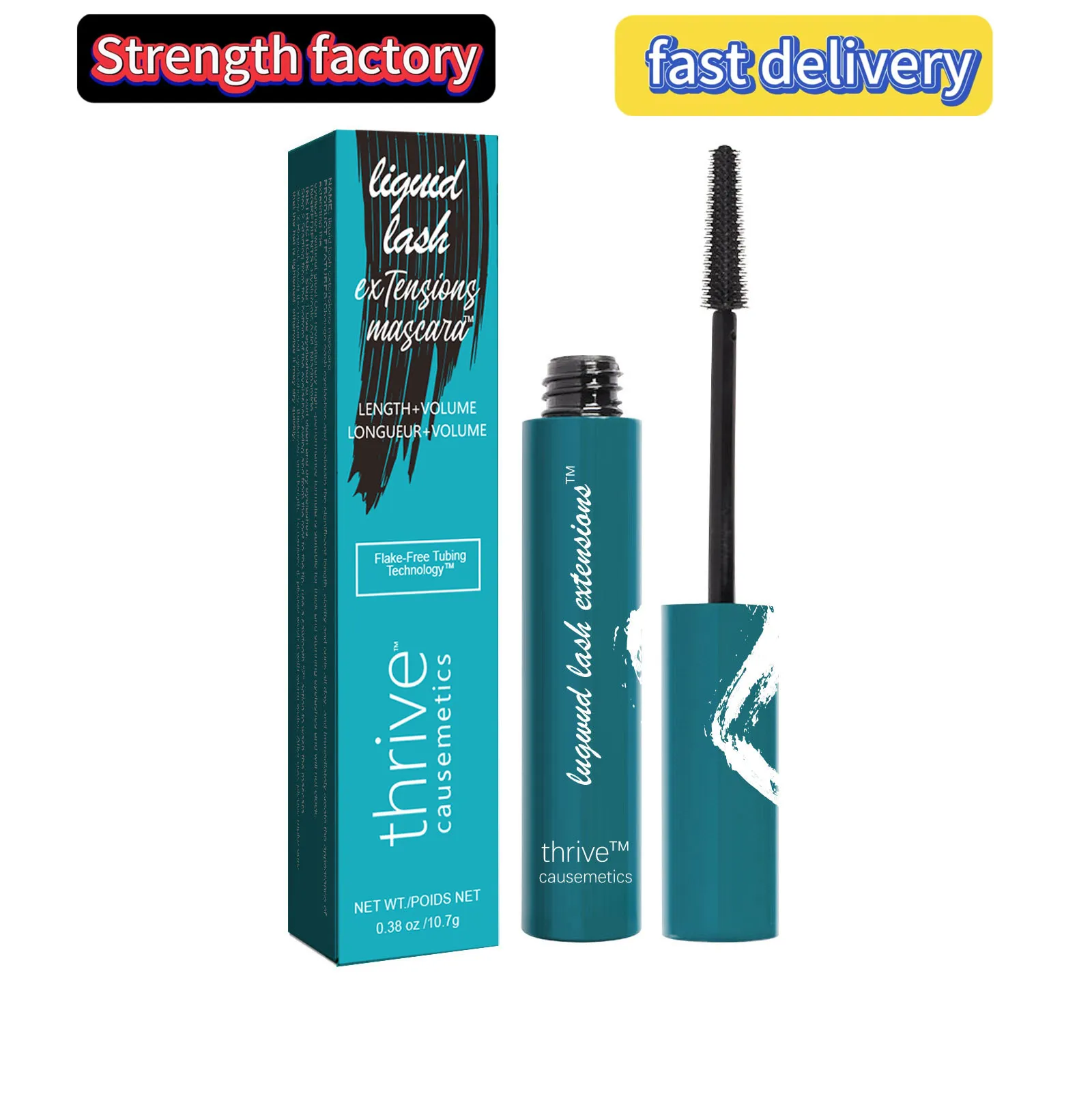 Thrive Causemetics Mascara Beauty Thrive Causemetics Mascara liquide pour extensions de cils 2 couleurs Noir riche 0,38 oz/10,7 g