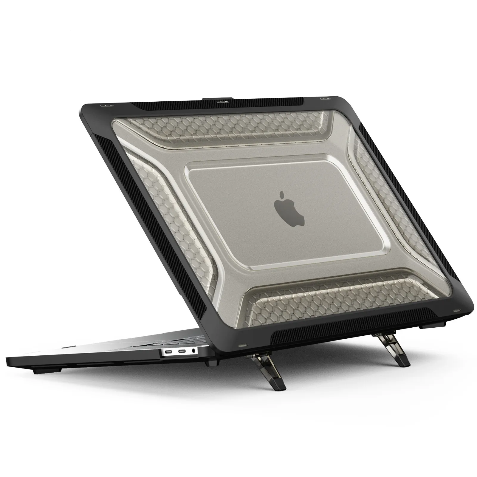 Taschen Zubehör I-BLASON für MacBook Pro 15 Hülle A1990/A1707 mit Touch Bar Touch ID Robuster gummierter TPU-Stoßfänger 211018