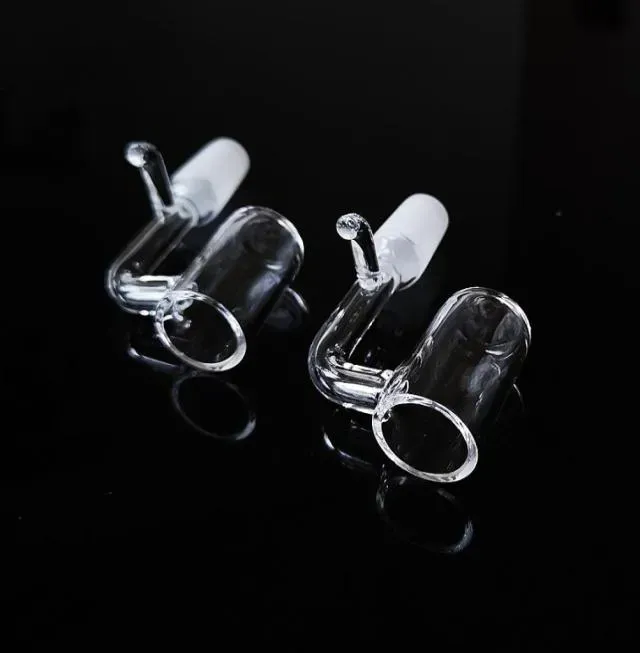 Clear 10mm 14mm 18mm Female Male 90° Quartz Enail Smoking Accessories Glass Banger Fit 20mm Coil Dab Oil Rigs DHL GQN01061310420