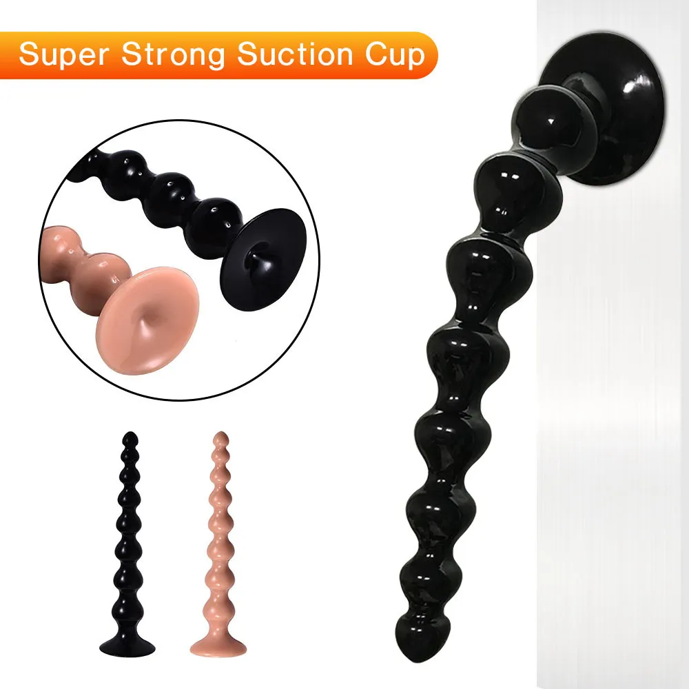Giocattoli per adulti Perline anali lunghe Palline Grande Butt Plug Grande Buttplug Sesso erotico per donna Uomo Dilatatore gay Prostata Ma_voghion.com