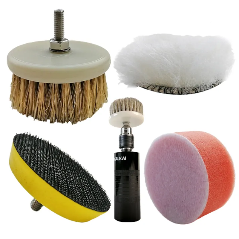 Autre organisation d'entretien ménager accessoires de cireuse à chaussures électrique brosse tête poils éponge laine pour DOOGALKAI KAI624 230714