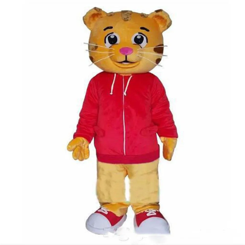 Verkoop als taarten Daniel Tiger Mascot Costume Daniel Tiger Fur Mascot Costumes250P