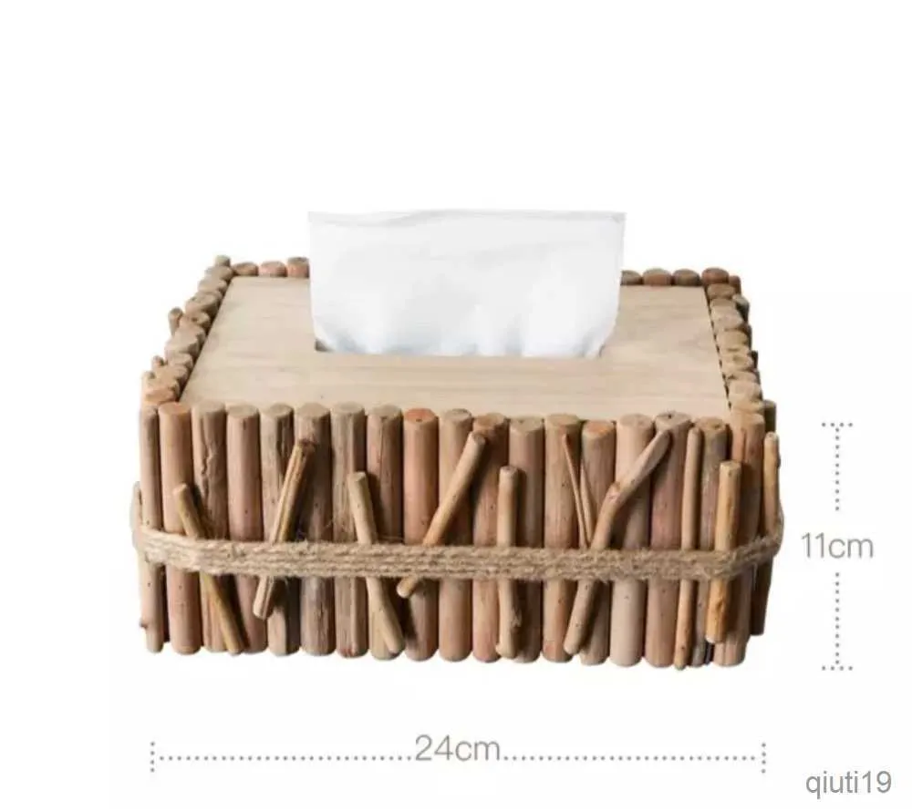 Scatole di fazzoletti Tovaglioli Scatola di fazzoletti in legno massello fatta a mano Scatole di carta per desktop Scatole di tovaglioli Porta fazzoletti Scatola porta tovaglioli Porta tovaglioli Home Organizer R230714