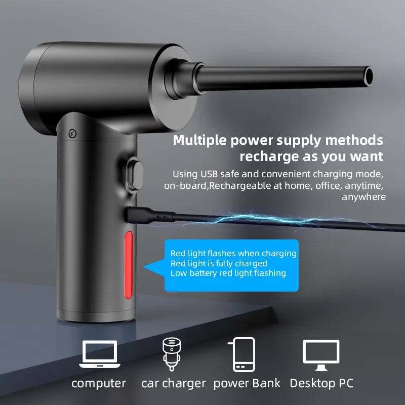 Plumeau à Air comprimé sans fil pour clavier, souffleur d'air électrique  pour ordinateur, nettoyage de poussière d'air pour PC, miettes de voiture