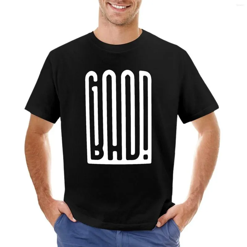 Polo da uomo GOOD BAD ! T-Shirt Camicetta Hippie Abbigliamento T-shirt