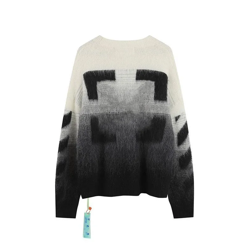 Off white sweater grey sale