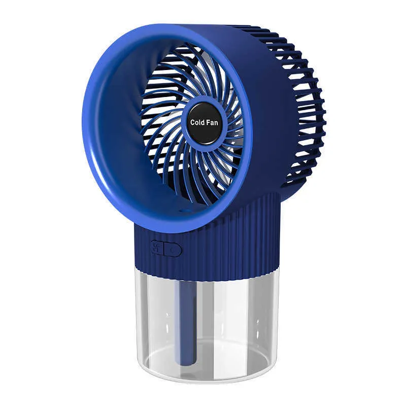 Electric Fans Spray Small Fan USB Rechargeable Desktop Mini Fan Humidifier Cooler for Cell Phones Mini Portable Fans Portable Air Conditioning