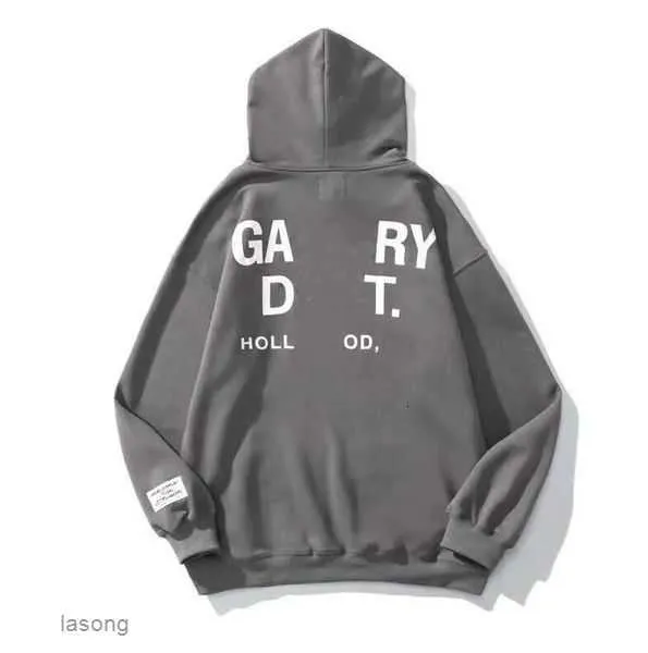 2023 Mens Designer Hoodies Sweatshirts TILL SALU HOUDIE GALLERYS DEPTS GARY Målad graffiti Användt brev tryckt lösa casual mode män hoody size s-xlsnf8