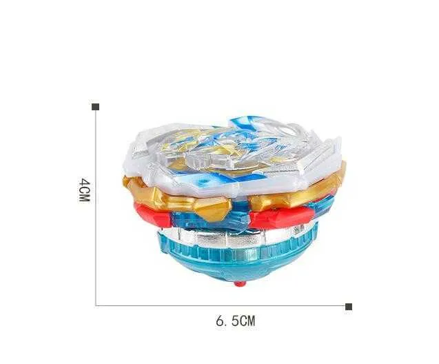 4D beyblades för nivå chip beyblade led lätt metall elektrisk 2 topptäcke gyroskop leksaker b154 med tvåvägs launcher leksaker för barn