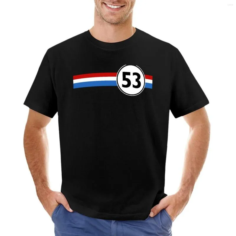 Herrtankstoppar Herbie 53 T-shirt Anpassade t-skjortor Designa dina egna korta anpassade herrekläder