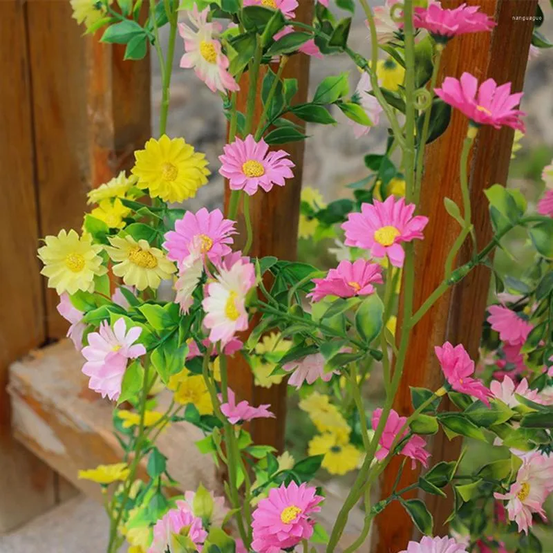 Dekoratif Çiçekler 1 PC Sahte İpek Çiçek Yapay Fantastik Geniş Uygulama Nesstir Kesim Simülasyon Bitki Ev Dekor
