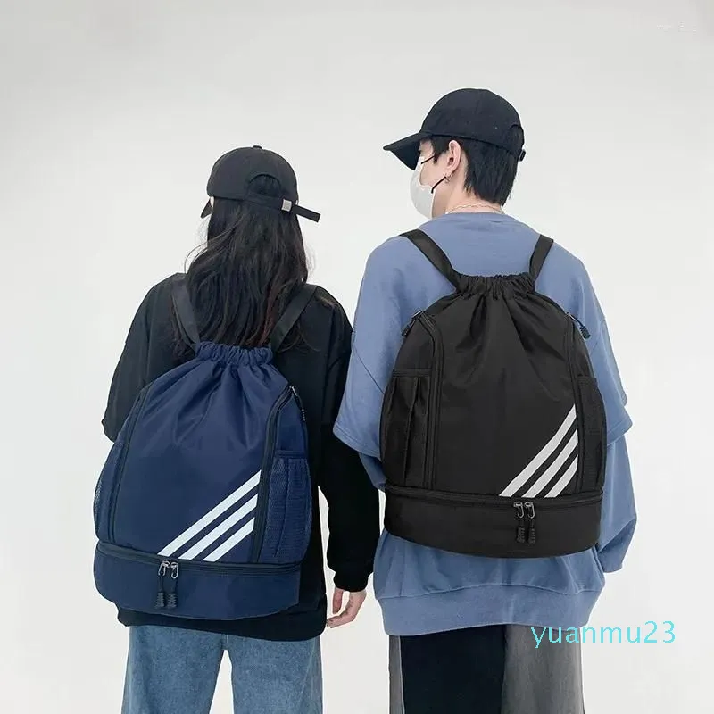 Outdoor Bags Gym Sports Bag Womens Drawstring Bolsas For Shoes Male Large  Cycling Basketball Female Weekend Luggage Travel Yoga Backpack From  Yuanmu23, $20.93