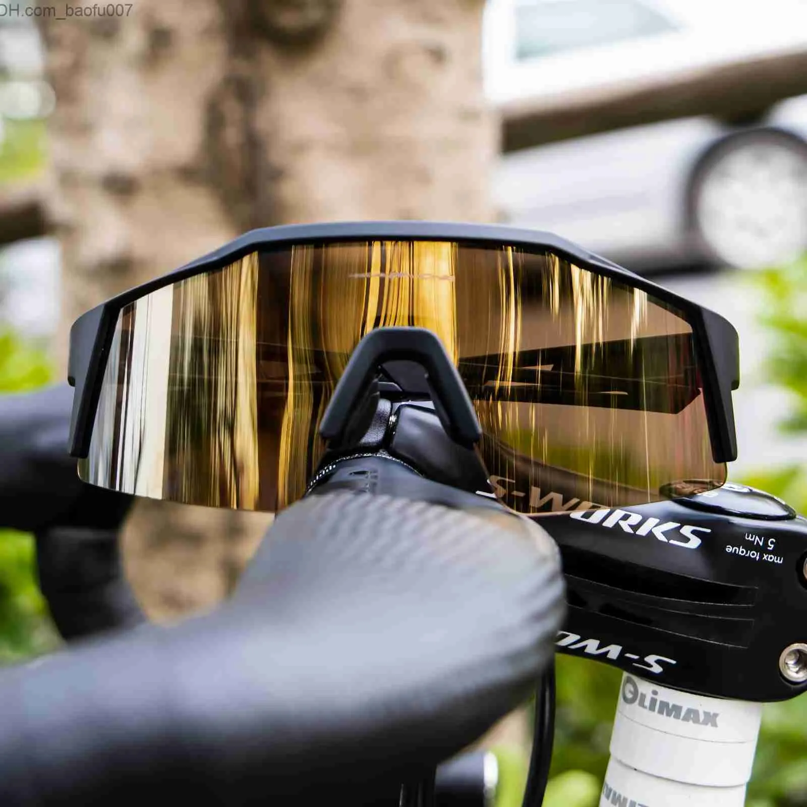 Okulary przeciwsłoneczne Kapvoe rowerowe okulary przeciwsłoneczne spolaryzowane okulary rowerowe MTB Uv400 Mountain's Men's Classes Outdoor Sports Gogle Z230726