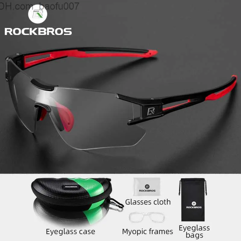 ROCKBROS Fietsbril Opto-elektronische lens UV400 Fietsbril Buitensportbril MTB Snelwegbril Fietszonnebril Z230726
