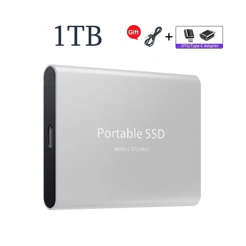 Hard Drives Portable Original High-speed 1TB SSD External Solid State Hard Drive USB3.1 Interface 500GB SSD Mobile Hard Drive for Laptop mac 230713