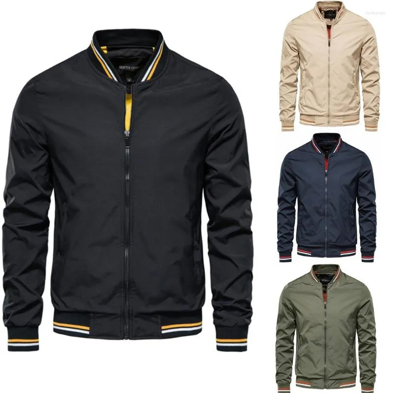 Männer Jacken Männer Bomber Jacke Flug Mäntel Frühling Herbst Männer Sprint Windjacke Hip Hop Koreanische Casual Mode Graben Kleidung