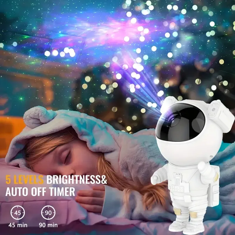 Galaxy Projector, Star Projector 3 in 1 Night Light Projector w/LED Cloud  with B