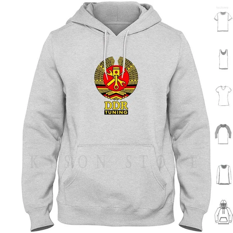 Herrhoodies DDR Workshop Tuning Weling of Arms (Colored) Long Sleeve GDR LOGO Simson Moped