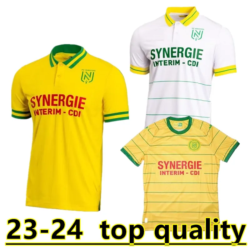 23 24 Nantais Maillots FC Nantes Etoile Fußballtrikots Special Black Champions Re-Edition 2023 2024 M. MOHAMED BLAS COCO SIMON Fußballtrikot Herren Kinder Maillot de Foot 88