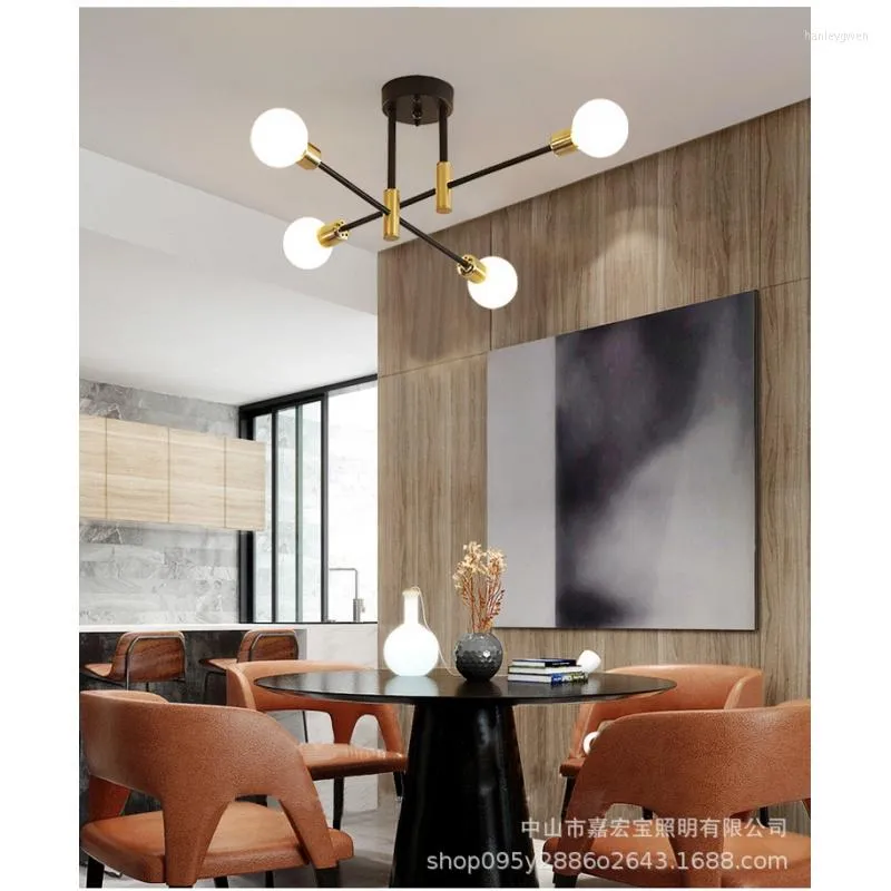 Ceiling Lights Lamp Nordic Light Luxury Simple Internet Celebrity Magic Bean Multi-Head Satellite Molecular Living Room Main