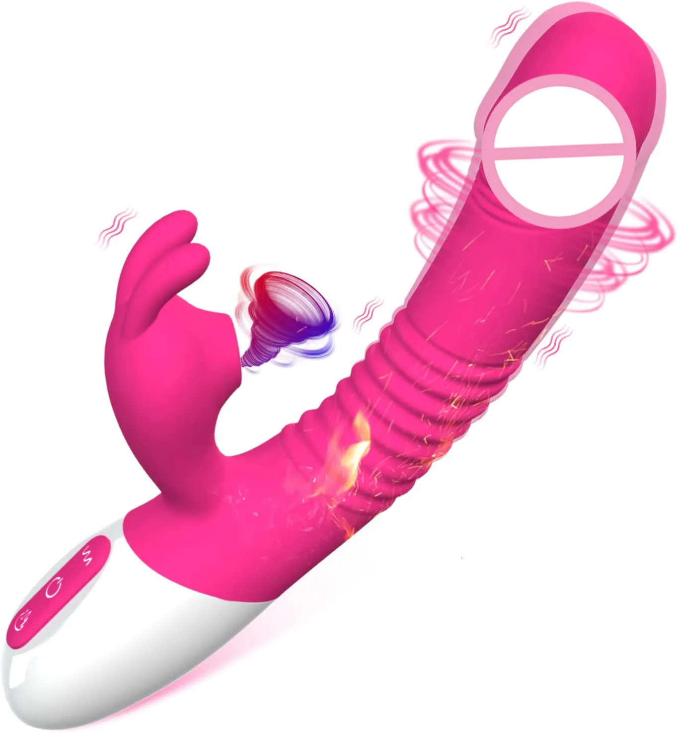 Vibratoren Vibrator für Frauen G-Punkt Vaginalstimulator mit Saugen Vibrationsheizung Realistischer Dildo Erwachsene Sexspielzeug 230714