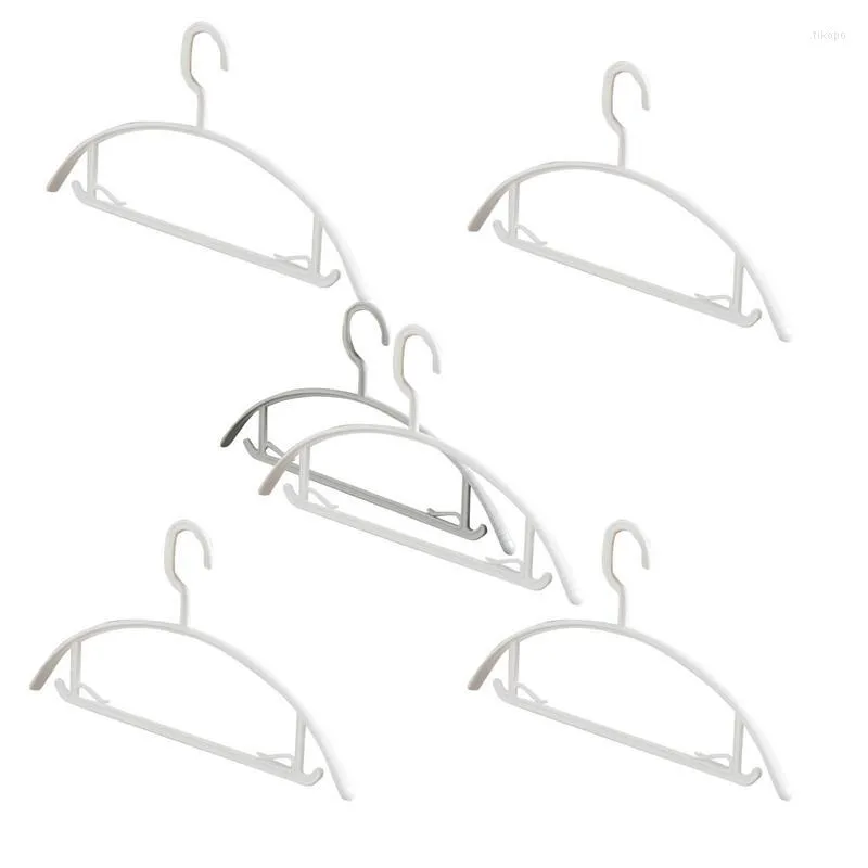 Cintres placard vêtements 5 pièces conception d'arc robuste peu encombrant coupe-vent cintre pas de bosses d'épaule léger