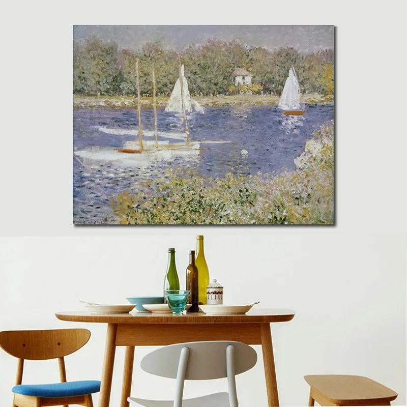 Бассейн D Argenteuil ручной работы Claude Monet Paint