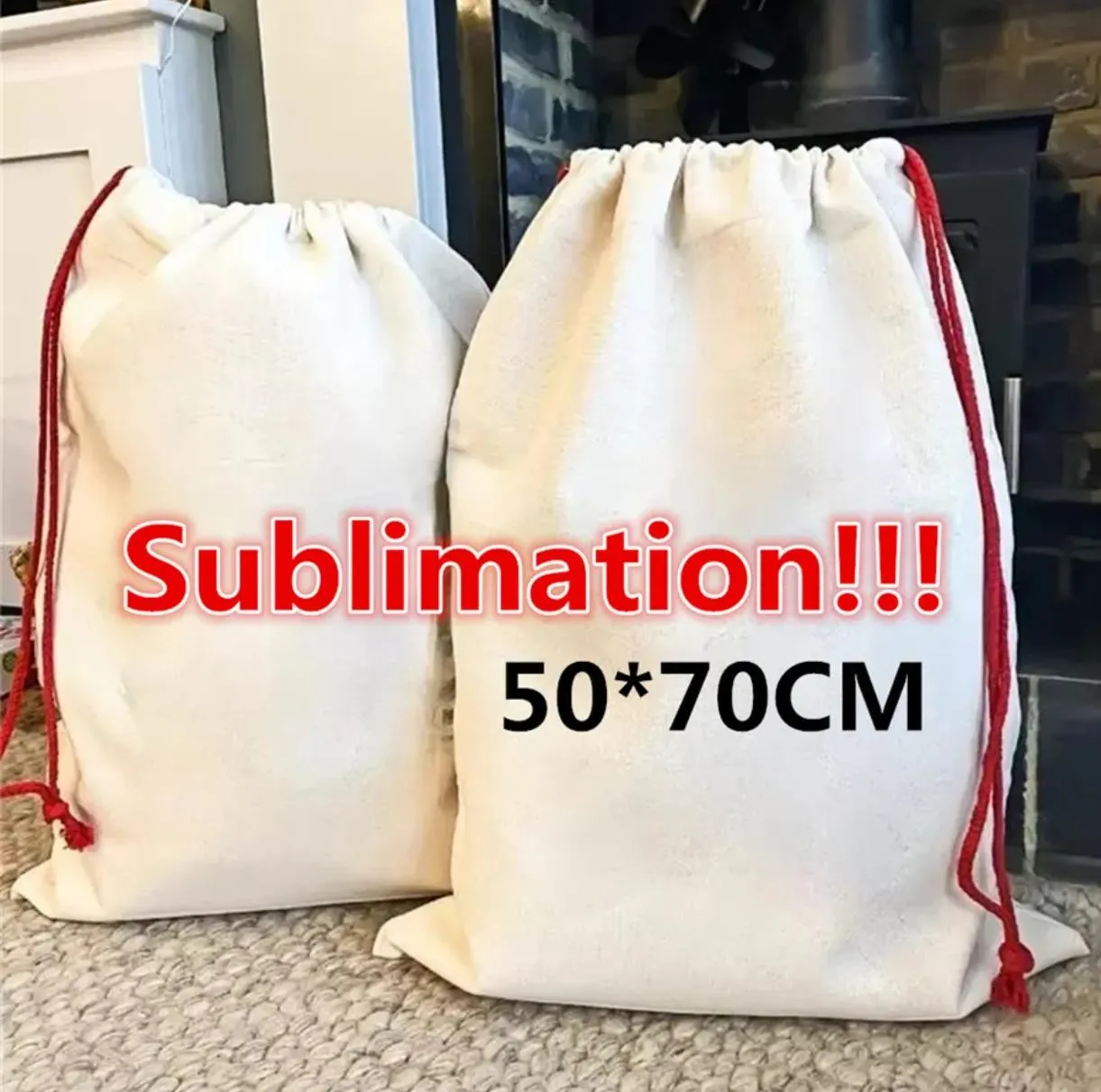 Blank santa sacks outlet