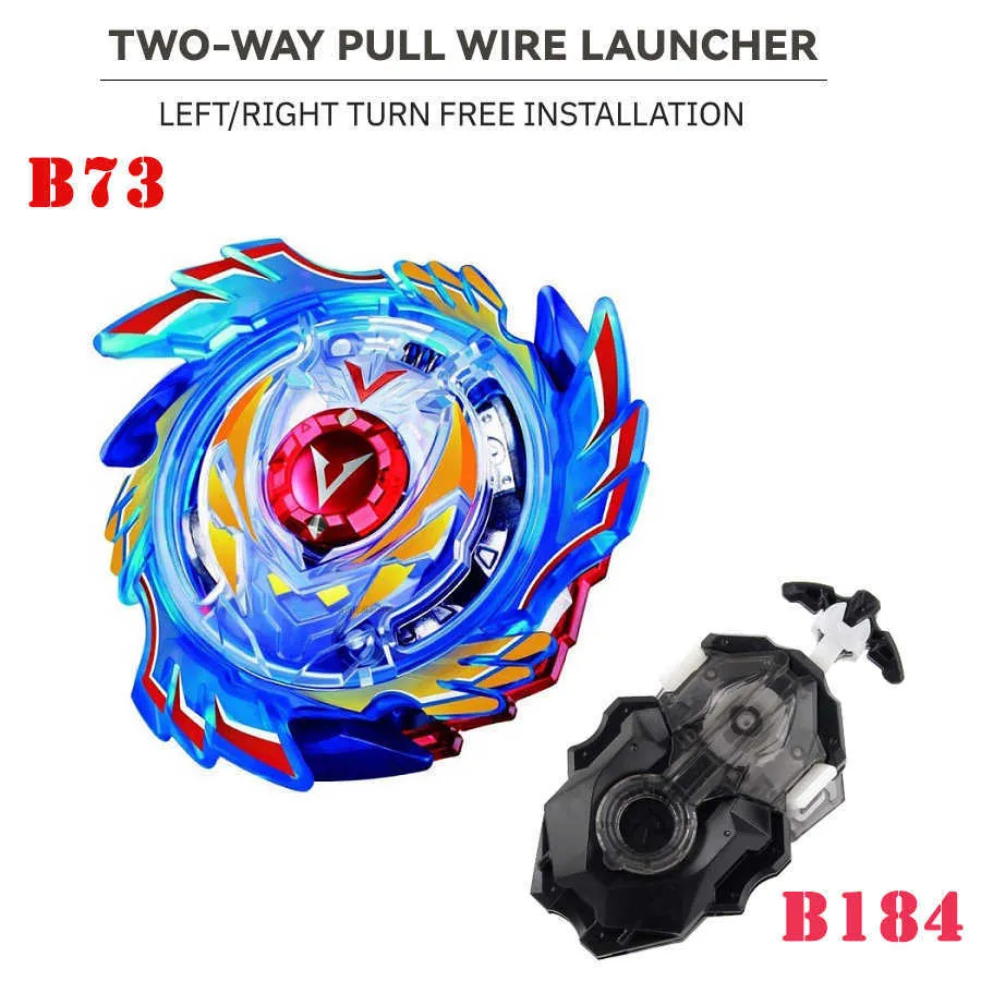 4D Beyblades Tops Lanzadores Beyblade Burst GT Toys B-73 Arena Metal Fafnir Bey Blade Blades