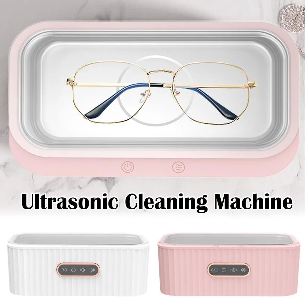 Autre organisation de stockage à domicile Machine de nettoyage à ultrasons Nettoyant pour bijoux Lunettes Outils de maquillage Lavage Timing Appareils ménagers 230714