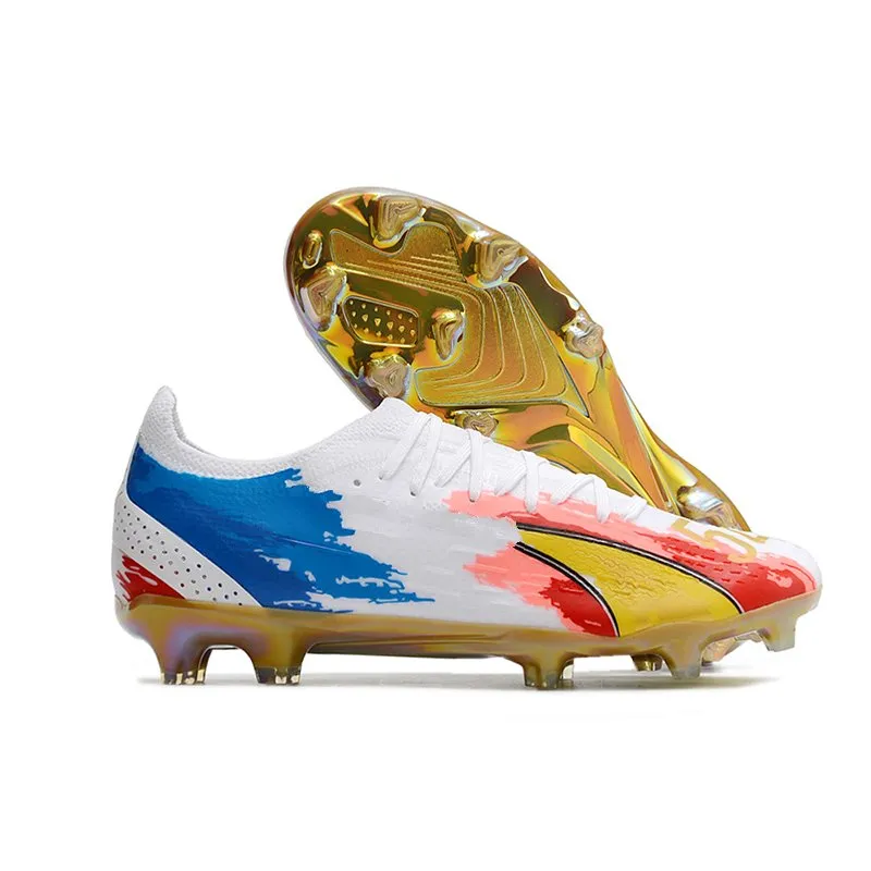 Chaussures de football Coupe du monde toutes tricotées imperméables Ultra Ultimate FG chaussures de football