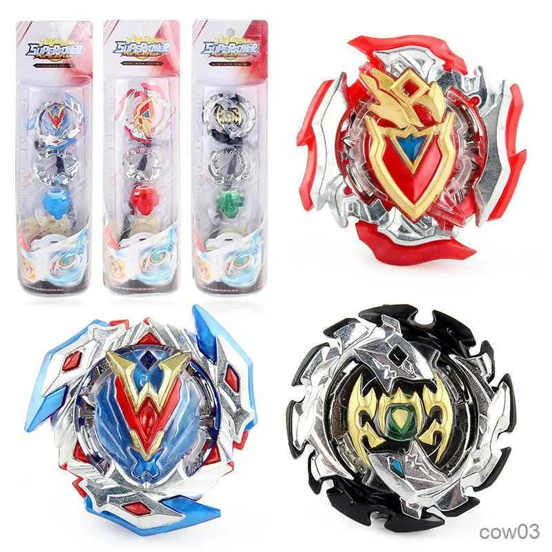 Venda de brinquedos 4D Beyblades BURST BEYBLADE Turbo giroscópio Super Z Series B104 B105 B106 Boom Spin Gyro B192 com pequeno lançador de régua de tração R230714