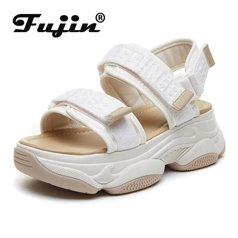 Summer Sandals Women's Fujin Platform Style Mujer Sandalias Comfortable Flip Flops Women Shoes 23071 17