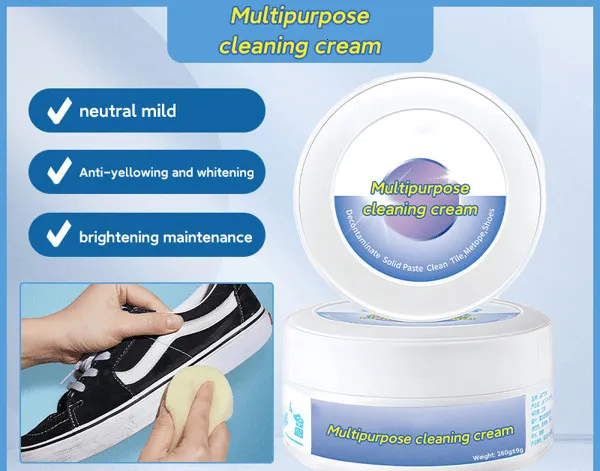 Other Housekeeping Organization 260g White Shoe Cleaning Cream  Multifunctional Maintenance Of Sports Shoes Cleaning Kit Shoe Cleaner  Sneaker Clean 230714 From Xuan10, $8.82