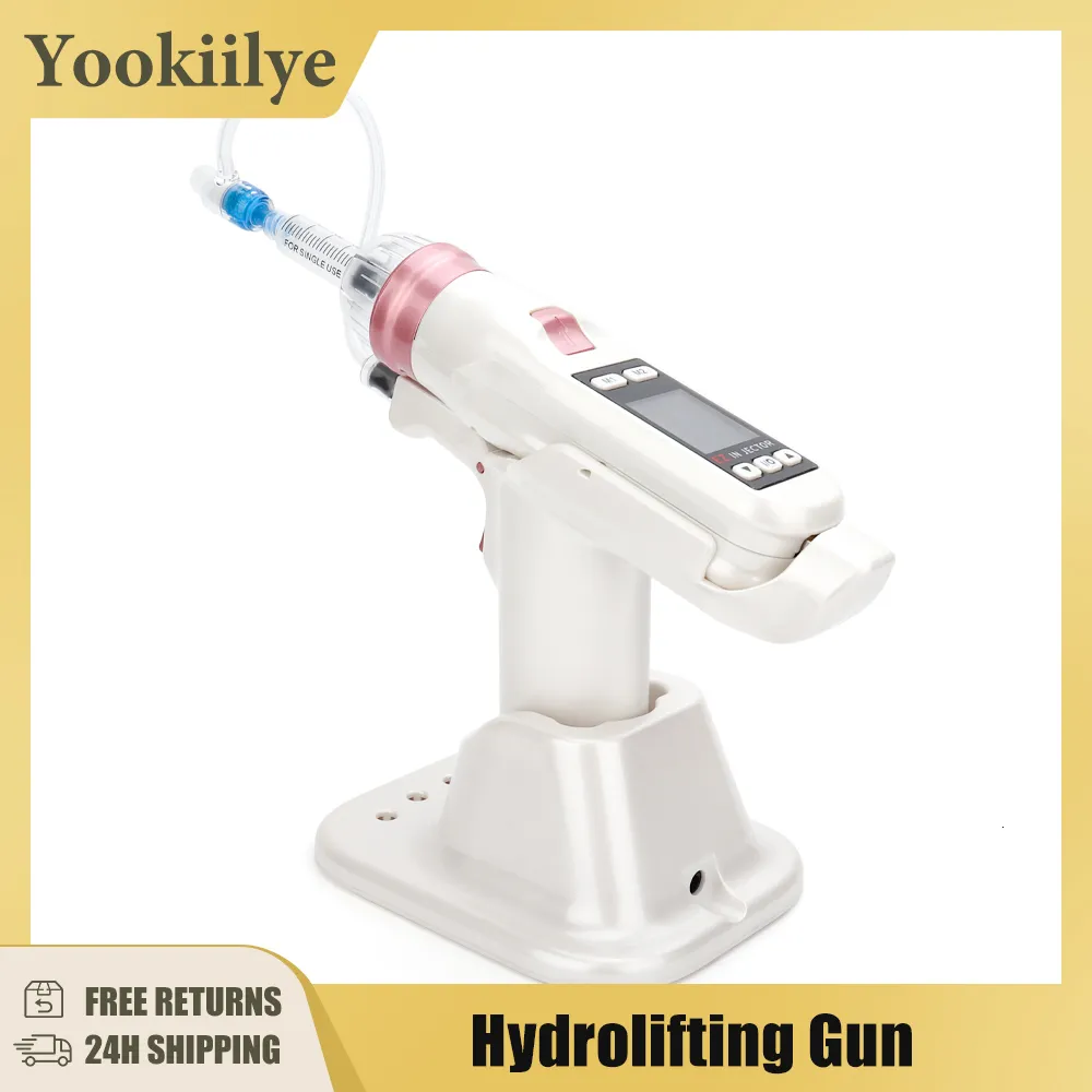 Dispositifs de soins du visage Pistolet Hydrolifting Corée Mésothérapie EZ Pression Négative Méso Injecteur D'eau Beauté Dispositif Peau 230714