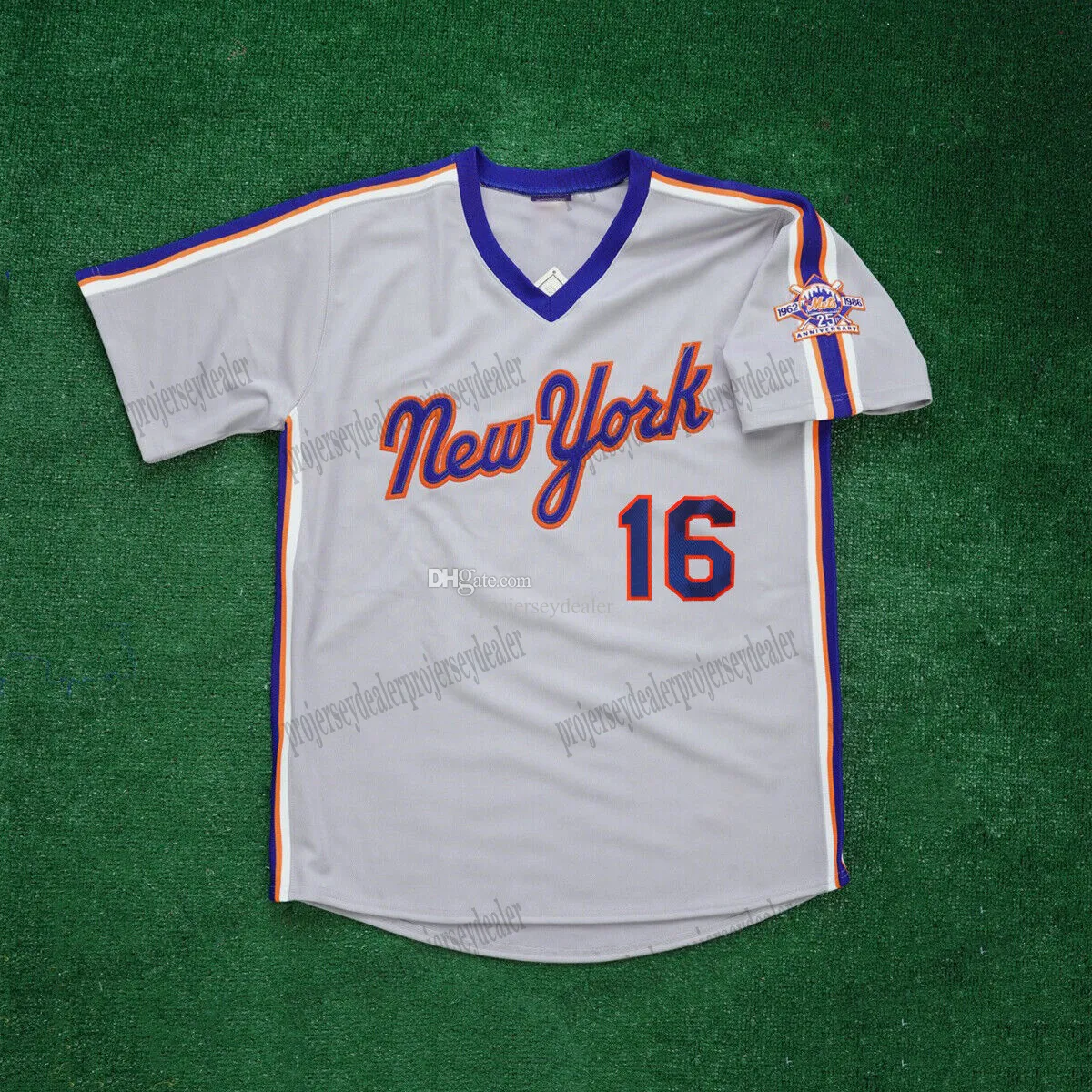 1986 World Series NY Mets Jersey Wally Backman Gary Carter Keith