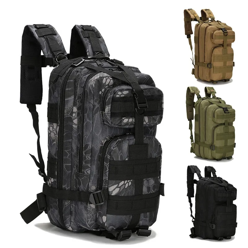 Duffel Bags 20-30L men's camouflage hiking fishing hunting bag backpack military backpack tactical sports camping hiking bag 230714