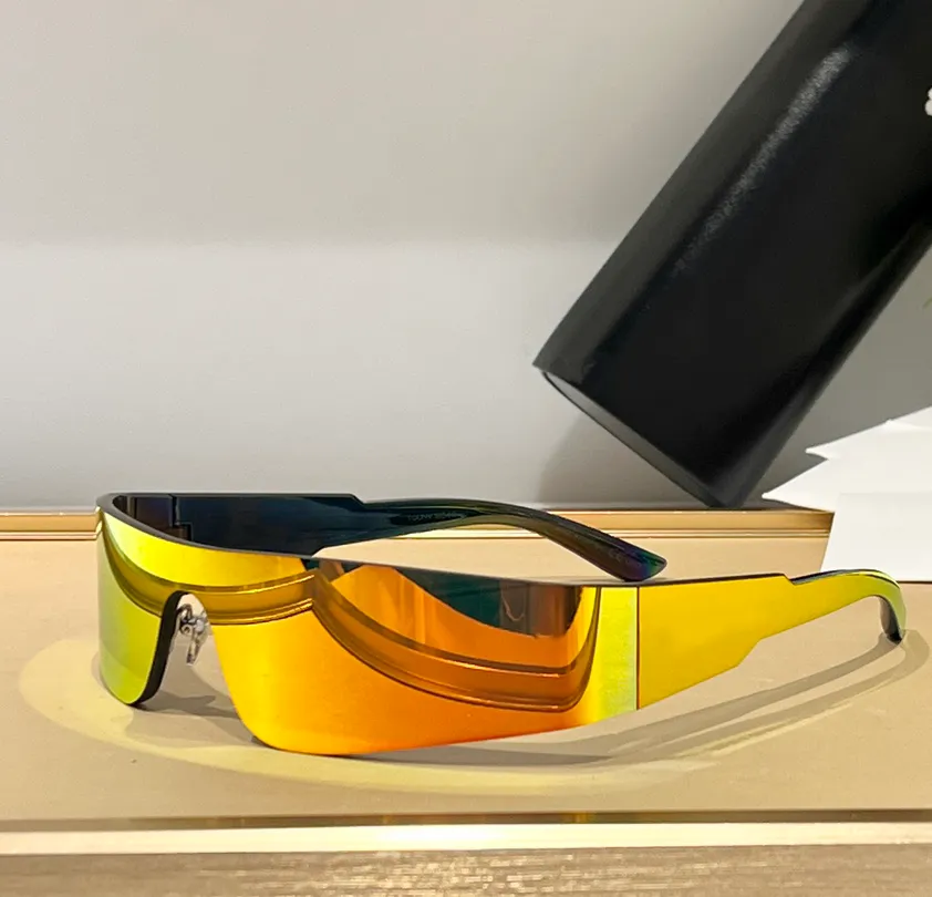 Shield Sunglasses Wrap Silver Mirror Anti Reflection UV400 Protection Summer Sunnies for Men Women 2024