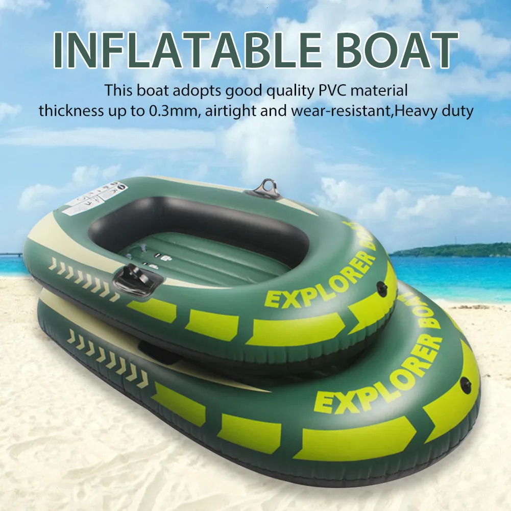 Air inflation toy Adults Inflatable Boat Kayak Canoe Fishing With Double123 Person Outdoor Rafting Boats Raft For Lake 230713