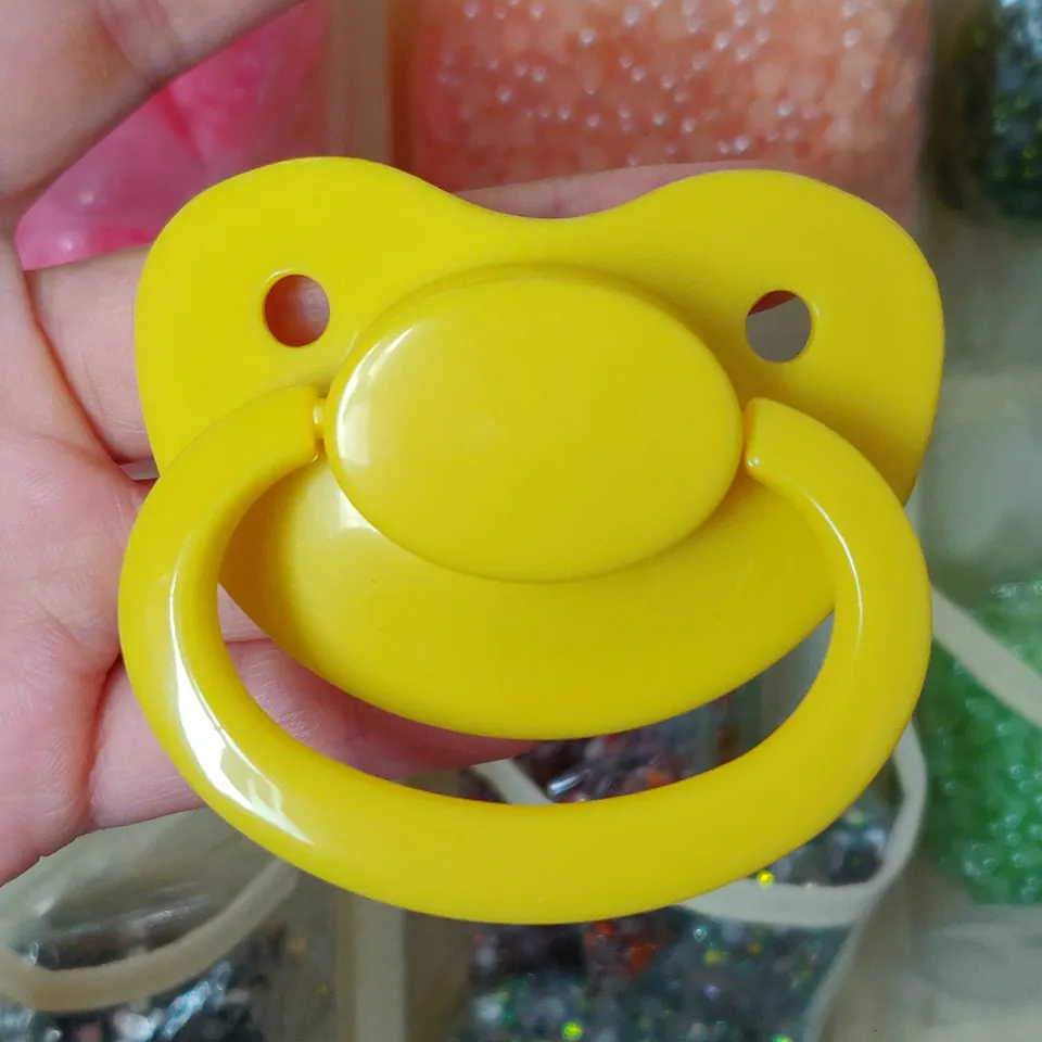 Baby Teethers Toys Adult Pacifier Unisex Pure Purple Large Adult Size Adult  Baby Pacifier Little Space Daddys Girl 230714 From 10,88 € | DHgate