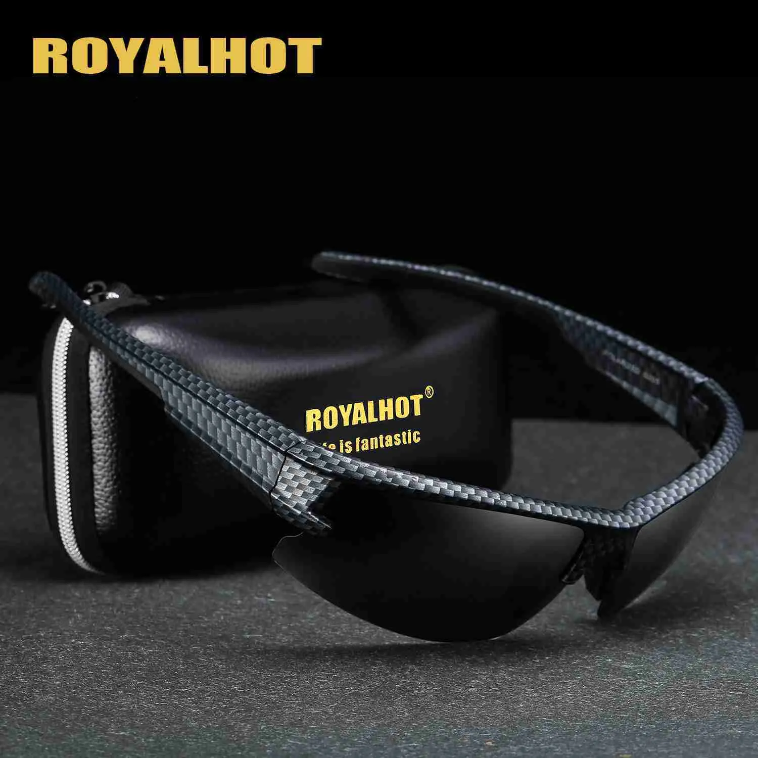 Солнцезащитные очки RoyalHot Мужские поляризованные ромбовидные сетчатые оправы Спортивные солнцезащитные очки Ретро солнцезащитные очки Ретро-очки Маска для глаз Óculos Мужские 900177 Z230714