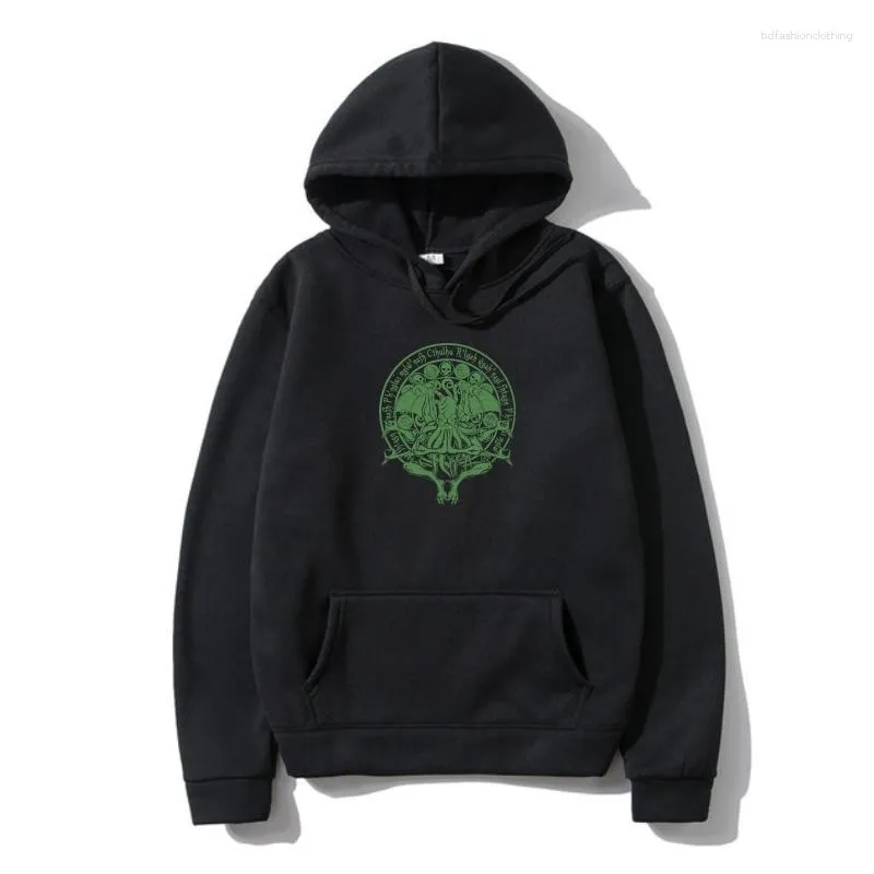 The Idol Cthulhu Green Varian Green Graphic Hoodie Funny Novelty