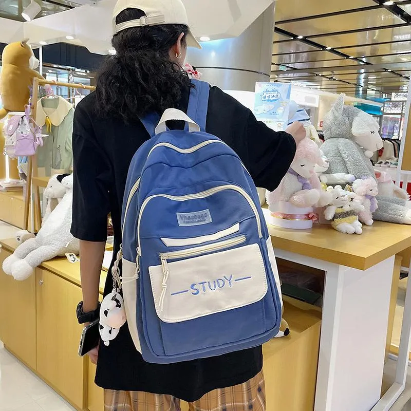 Mochilas Escolares Para Mujer Mochila Roja De Alta Capacidad Para