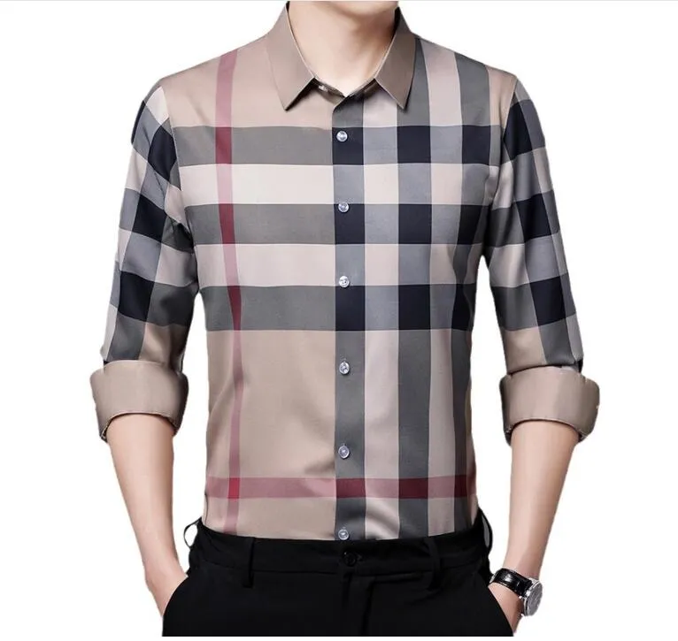 Polo Masculino T-shirt Men's Brand Designer Camisa casual de manga comprida com boa respirabilidade e roupas confortáveis