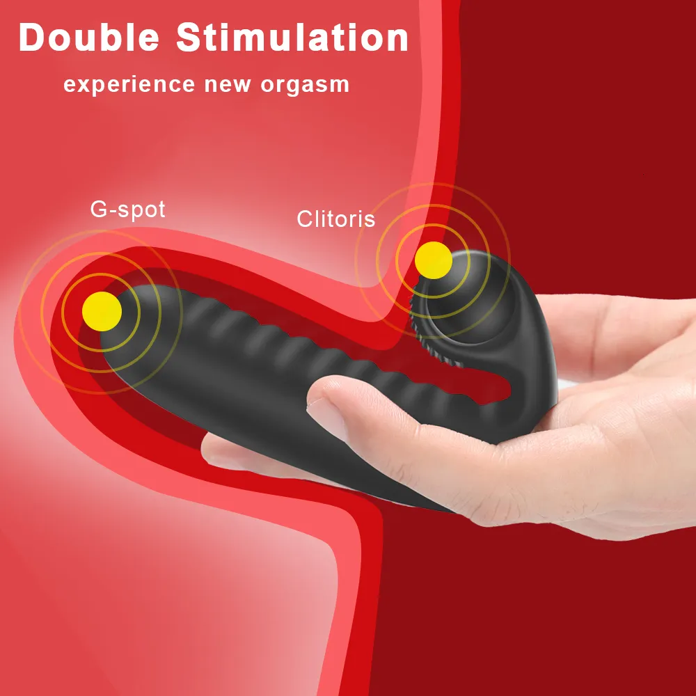 Vibratori Manica per dito Vibratore Punto G Orgasmo Massaggio Clitoride Stimolare Masturbatore femminile Giocattoli sessuali lesbici per_voghion.com