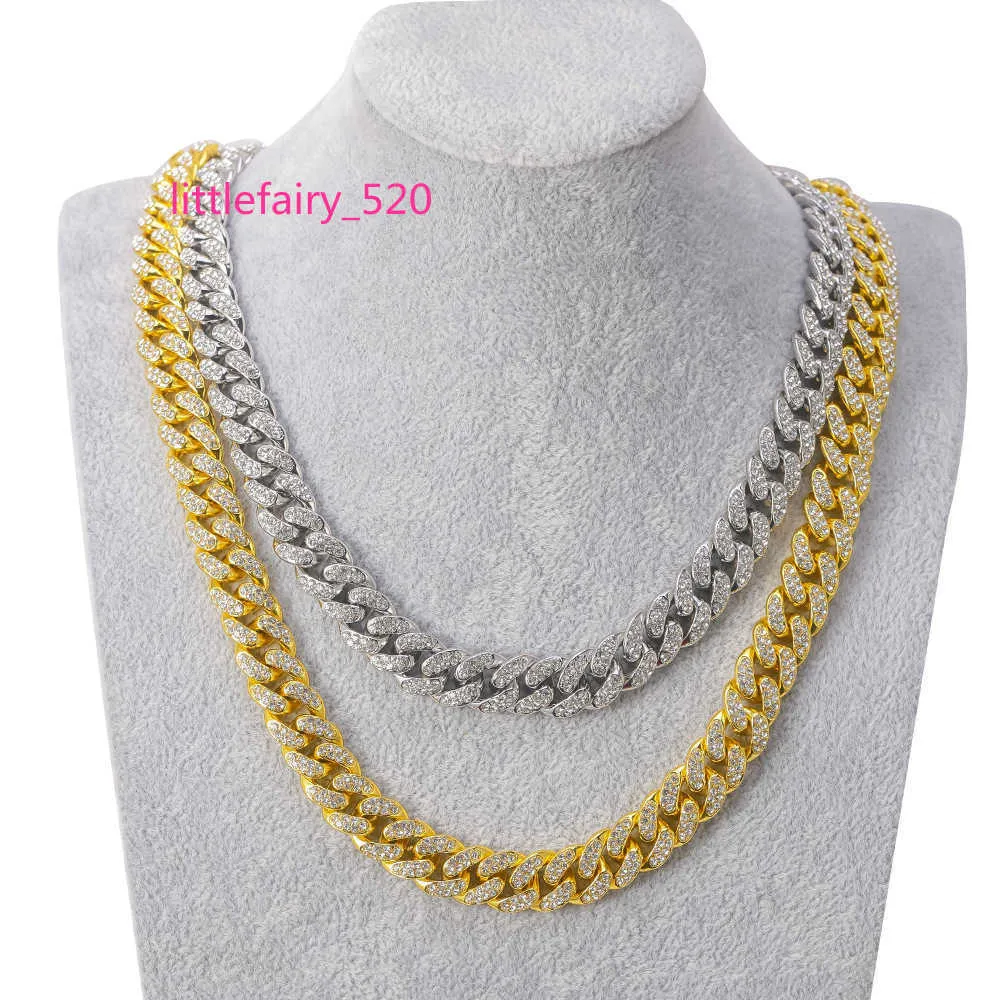 Подвесные ожерелья Merryshine Moissanite Custom Hip Hop Jewelry Men Золото, наполненные теннисной кубинской цепочкой