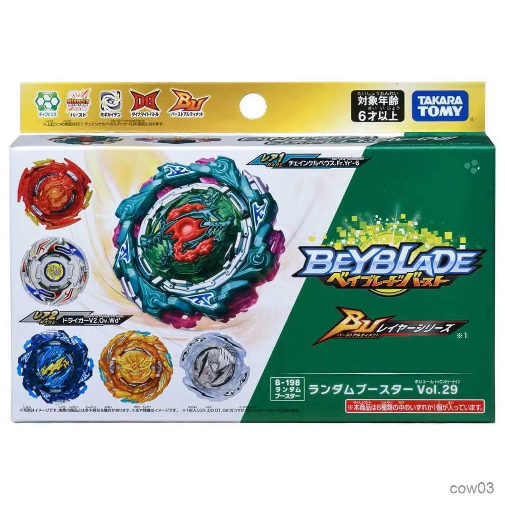 4d Beyblade Oryginalne Takara Tomy Beyblade Burst Ultimate Warstwa Seria B-198 Losowe 1PCS lub pełny zestaw Booster vol. 29 R230714