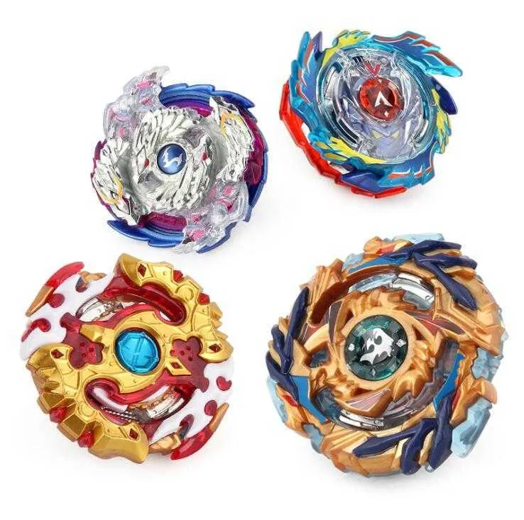 4D Beyblade B-X TOUPIE BURST BEYBLADE SPINNING TOP 4PCS Set 4D in scatola con Launcher Arena Metal Fight Battle